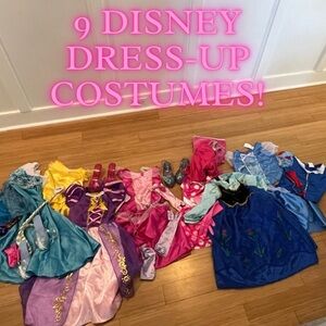 Disney Magical Dress-Up Costume Collection - Blue, Pink, Purple